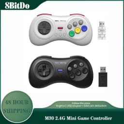 8BitDo M30 2.4G Mini Gamepad,Game Accessories Game Controller for Sega Genesis Mini and Mega Drive Mini Console