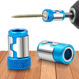 Screwdriver Magnetic Ring 1/4'' Universal Screw Driver Head Magnetic Ring Accessories for 6.35mm Shank Anti-Corrosion Drill Bit