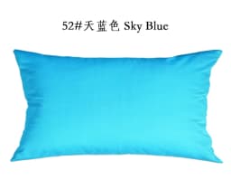 48X74/ 50x70 / 50x152cm Cotton Twill Cushion Cover Zipper Long Strip Bed Pillow Cover Bedroom Sofa Household Products