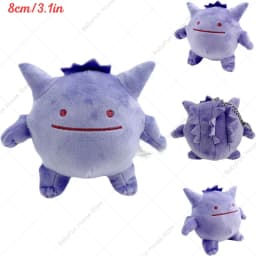 Pokemon Q Version Mimikyu Gengar Charmander Plush Toys Kawaii Cartoon Wooper Stuffed Animals Peluche Dolls Birthday Gifts Kids