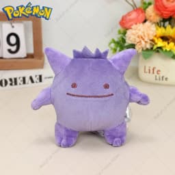 Pokemon Q Version Mimikyu Gengar Charmander Plush Toys Kawaii Cartoon Wooper Stuffed Animals Peluche Dolls Birthday Gifts Kids