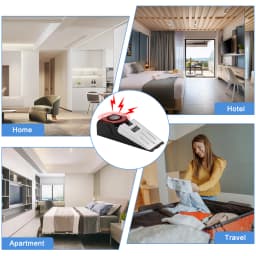 Awapow Door Stopper Alarm Portable Doorstop Security Alarm 120dB for Travel Home Apartment House Block Blocking System
