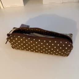 Kawaii Miffy Pencil Case Cute Cartoon Miffy Pencil Case Instagram Style Brown Checkered Large Capacity Student Stationery Bag