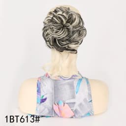Messy Fringe Claw Clip Bun Synthetic Curly Messy Bun Hair Piece Loose Wispy Fringe Hair Extension For Women Multiple Shades
