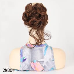 Messy Fringe Claw Clip Bun Synthetic Curly Messy Bun Hair Piece Loose Wispy Fringe Hair Extension For Women Multiple Shades