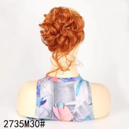 Messy Fringe Claw Clip Bun Synthetic Curly Messy Bun Hair Piece Loose Wispy Fringe Hair Extension For Women Multiple Shades