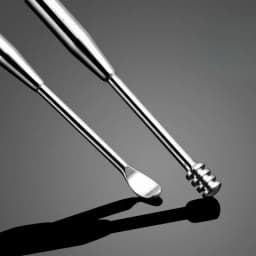 Double Head Ear Wax Removal Cleaner Double End Earwax Remover 360° Cleaning Ear Pick Stainless Steel Ear Care Tools