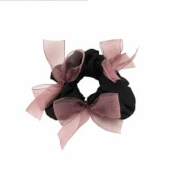 2PCS/Set Elegant Chiffon Bow Elastic Scrunchie For Women Girl Sweet Hair Ornament Hair Band Hair Tie Rubber Band Hair Accessory