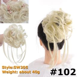 Synthetic Chignon Hair Bun Messy Scrunchie Elastic Band Fake Hair Extension Updo Donut Roller Scrunchie Hair Pieces for Women