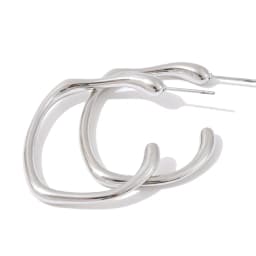 Yhpup Waterproof Minimalist Stainless Steel C-Shape Huggie Earrings for All Occasions Metal Versatile Daily Jewelry Wholesale