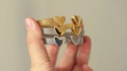 JOVO LOVE Fashion Heart Bracelets Open Elastic Mesh Bangle for Women Gold Color Lover's Stainless Steel Waterproof Jewelry 2025