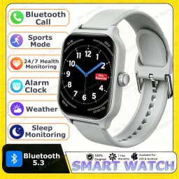 2026 New Men's Smart Watch Women's Gift Heart Rate Blood Oxygen ECG Sports Fitness Watch Electronics BT Call Outdoor Smartwatch