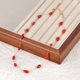 Lokaer Colorful Natural Stone Beads Necklace Bracelet Sets for Women Trendy Bohemia Stainless Steel Handmade Jewelry Tiki N24081