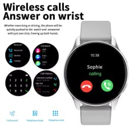 Watch 6 Upgrade SmartWatch 2026 Music Control Outdoor Sports Watch Bluetooth Call Heart Rate Message Reminder Weather Smartwatch