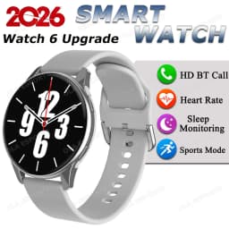 Watch 6 Upgrade SmartWatch 2026 Music Control Outdoor Sports Watch Bluetooth Call Heart Rate Message Reminder Weather Smartwatch