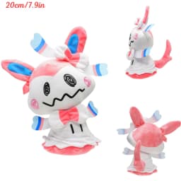 Pokemon Shiny Mimikyu Plush Toys Mimikyu Cos Snorlax Charizard Mewtwo Umbreon Vaporeon Sylveon Kawaii Stuffed Peluche Dolls Kids