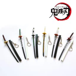6.7inch Metal Demon Slayer Katana Anime Kimetsu No Yaiba Tanjirou Ninja Knife Real Japanese Katana Mini Samurai Sabre Toy Gift