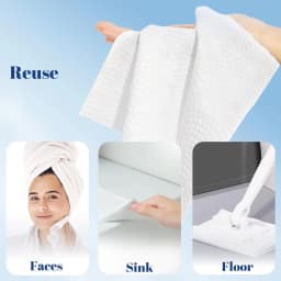 26*30cm Box of Disposable Face Towels, Thickened and Large Size, for Cleansing the Skin, Suitable for All Skin Types, Unisex, 40 Wipes/Box