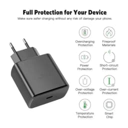5A 45W PD USB-C Fast Charger for Samsung S22 S23 S24 Note 20 A14 A15 A25 A52 A53 A54 Type C Super Quick Charge Cable 1m 1.5m 2m