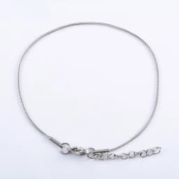 Stainless Steel Round Snake Chain Bracelet for Women Men Ankle Anklet Bangle Cuff Jewelry Making Accessories for Hand Foot