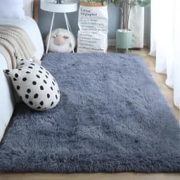 VIKAMA Silk Wool Carpet Bedroom Living Room Carpet Ins Style Scandinavian Home Floor Mats Home Decoration
