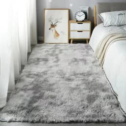VIKAMA Silk Wool Carpet Bedroom Living Room Carpet Ins Style Scandinavian Home Floor Mats Home Decoration