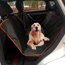 Dog Car Seat Cover for Back Seat, Duty Waterproof & Scratch-Resistant Dog Hammock for Car, Back Seat Pet Cover for Dogs