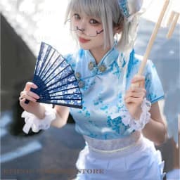Traditional Chinese Dress Qipao Plus Size Silk Satin Cheongsam Anime Cosplay Costumes Girl Y2K Sexy Mini Chinese Style Vestidos