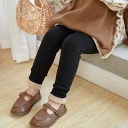 2027 Autumn Winter Baby Girls Pant Baby Cotton Warm Leggings Children's Velvet Pants Solid Trousers Kids Clothes Korean Style