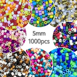 5MM 1000PCs Pixel Puzzle Iron Beads for Kids Perler Hama Beads Diy High Quality Handmade Gift Toy Fuse Beads