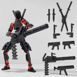 T13 Titan 13 Action Figure Set Robot Action Figure 3D Printed Robo 13 Action Fidget Toys For Collectors Desktop Decorations