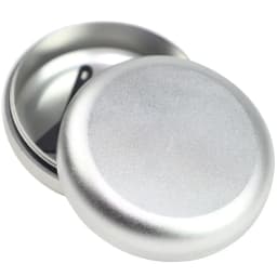 Colorful Aluminum Flat Tin AirTight Screw Cap Storage Jar