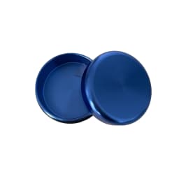 Colorful Aluminum Flat Tin AirTight Screw Cap Storage Jar