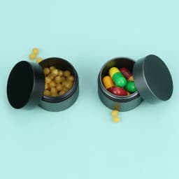 New Mini Waterproof Stainless Steel Sealing Bottle Outdoor EDC Survival Pill Box Container Casule Pill Bottle Tank Case