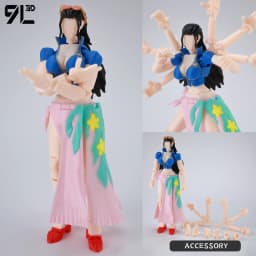 9L3D T 13 Action Figure Set Multi-Jointed Posable 3D Print Dummy 13 Robo Action Figures Lucky Collectors One Piece Desktop Decor