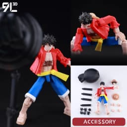 9L3D T 13 Action Figure Set Multi-Jointed Posable 3D Print Dummy 13 Robo Action Figures Lucky Collectors One Piece Desktop Decor
