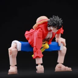9L3D T 13 Action Figure Set Multi-Jointed Posable 3D Print Dummy 13 Robo Action Figures Lucky Collectors One Piece Desktop Decor