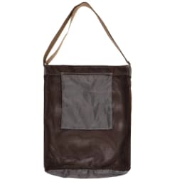 43*40cm Outdoor Camping Mushroom Picking Mesh Pouches Portable Mutifunction Brown Foraging Bag Kids Beach Toys Storage Organizer