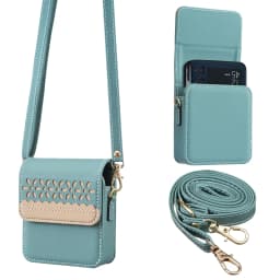 Luxury Embossed Small Flower Universal Bag Case For Samsung Z flip 7 6 5 4 3 7Fe Long Lanyard Shoulder Strap Back Cute Cover