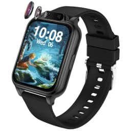 2026 Upgraded Kids Smart Watch 300Mah Battery with Long Standby, Multiple Sports Modes, Pedometer, Flashlight, Calculator