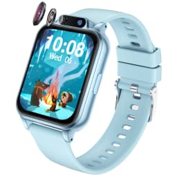2026 Upgraded Kids Smart Watch 300Mah Battery with Long Standby, Multiple Sports Modes, Pedometer, Flashlight, Calculator