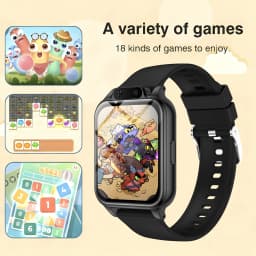 2026 Upgraded Kids Smart Watch 300Mah Battery with Long Standby, Multiple Sports Modes, Pedometer, Flashlight, Calculator