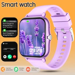 The Highly Sought-after Multi-functional Smartwatch of 2026 Features a Full Touch Display, Silicone Strap