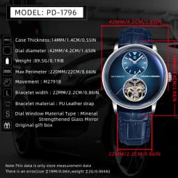 PAGANI DESIGN 42MM Casual Minimalist Men Mechanical Watches Luxury Automatic Watch 100M waterproof Sapphire Glass Watch for Men