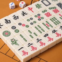 Living Room Decoration Mahjong Home Entertainment Large Medium and Small Size Flawless Monochrome Mahjong Ivory Set