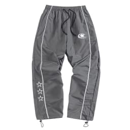 Men's Stars Print Trendy Sporty Pants with Lines Gym Workout Running Trousers with Side Pockets Athletic Quick Dry Sweatpants