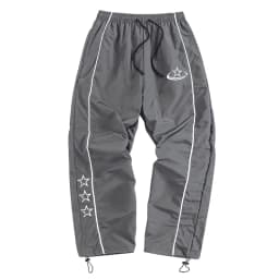 Men's Stars Print Trendy Sporty Pants with Lines Gym Workout Running Trousers with Side Pockets Athletic Quick Dry Sweatpants