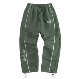 Men's Stars Print Trendy Sporty Pants with Lines Gym Workout Running Trousers with Side Pockets Athletic Quick Dry Sweatpants