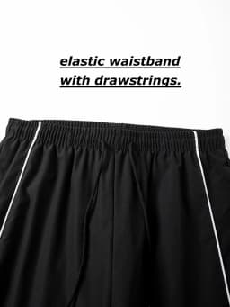 Men's Stars Print Trendy Sporty Pants with Lines Gym Workout Running Trousers with Side Pockets Athletic Quick Dry Sweatpants