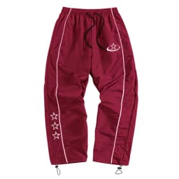 Men's Stars Print Trendy Sporty Pants with Lines Gym Workout Running Trousers with Side Pockets Athletic Quick Dry Sweatpants